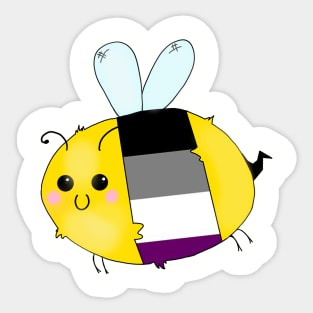 Pride Bees - Asexual Sticker